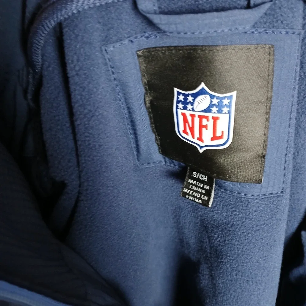 NWT Tennessee Titans NFL Full Zip-Up Jacket Size Small‎ Men's Blue Grey Official